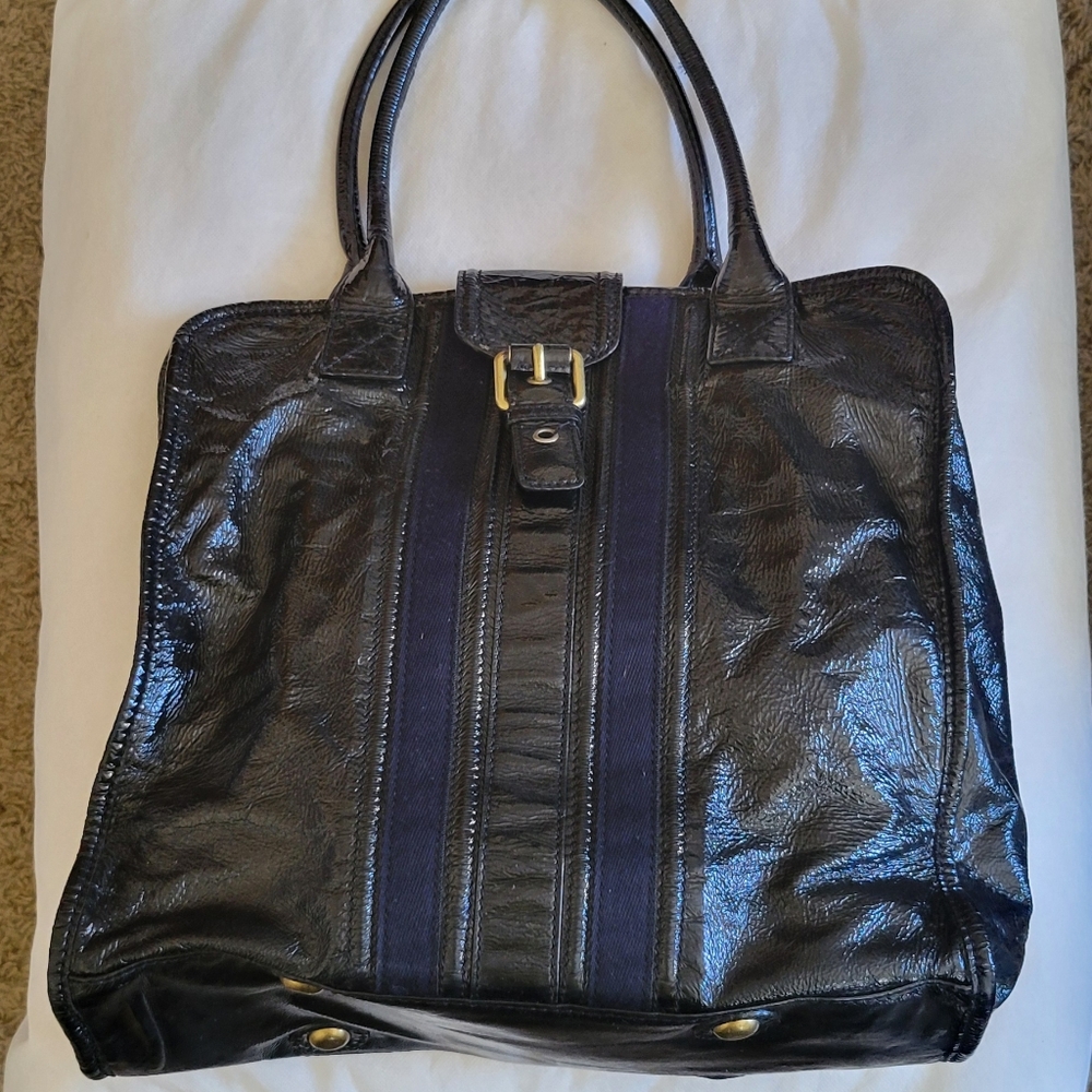 Marc By Marc Jacob's Vintage Crinkled Patent Tote Bag